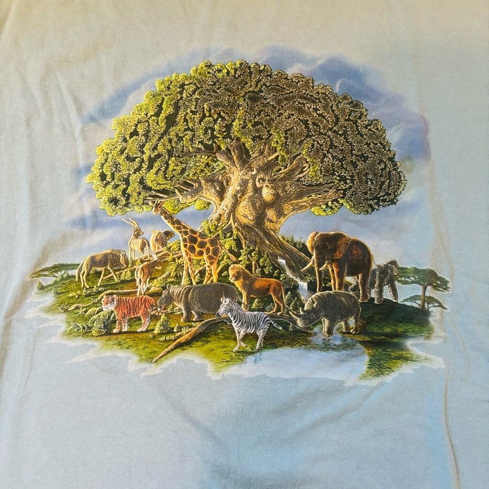 Disney Animal Kingdom T-shirt XXL Vintage y2k